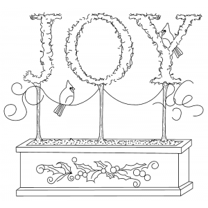Michelle Masters Cling Mount Stamp - Joy AGC1-2628