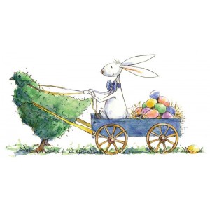 Michelle Masters Cling Mount Stamp - Easter Bunny AGC1-2688