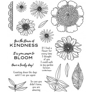 Catherine Scanlon Cling Mount Stamps: Kindness Blooms CSLCS-003