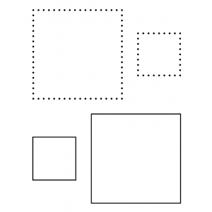 Clear Stamp Set - Squares MC-2453