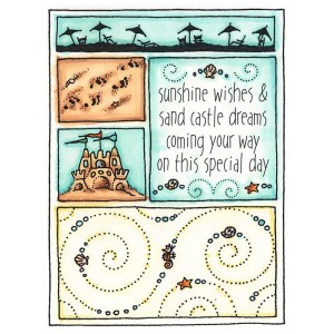 Darby New Cling Mount Stamp - Beach Mini Frame AGC2-726