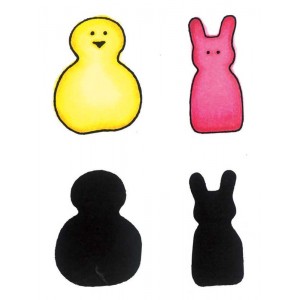 Darby New Cling Mount Set - Marshmallow Peeps M-1862