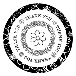 J. Clare Simple Circles: Thank You 3D SC-2430
