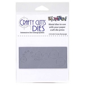 Crafty Cutts Dies - Circles Rectangle Metal Die CCD-035