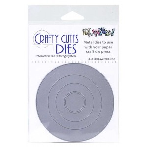 Crafty Cutts Dies - Layered Circle Metal Die CCD-001