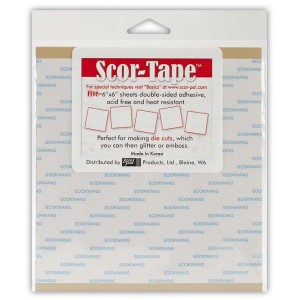 Scor-Tape 6" x 6" Adhesive Sheets