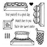 Carolee Jones Clear Stamps: What's Cookin' SC-2437