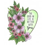 Catherine Scanlon Cling Mount Stamp - Better With You AGC3-2846