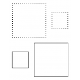 Clear Stamp Set - Squares MC-2453