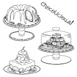 Clear Stamps - Chocolicious SC-2465