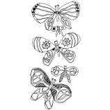 Catherine Scanlon Cling Mount Stamp Set - Butterflies AGC3-2755