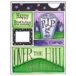 Darby New Cling Mount Stamp - R.I.P. Mini Frame AGC2-1008