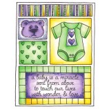 Darby New Cling Mount Stamp - Baby Mini Frame AGC2-1358