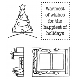 Darby New Clear Stamps: Christmas View Maker MC-2419