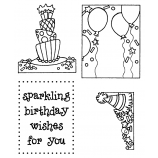 Darby New Clear Stamps: Birthday View Maker MC-2426