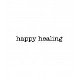 Wood Mount Stamp - Happy Healing D6-2153