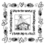 Joanne Sharpe Simple Squares - Joy to The World SC-2461