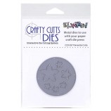 Crafty Cutts Dies - Poinsettia Circle Metal Die CCD-037