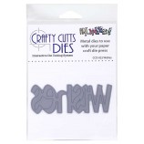 Crafty Cutts Dies - Wishes Metal Die CCD-022