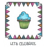 Carolee Jones Clear Stamps: Cupcake Celebration ASSCS-033
