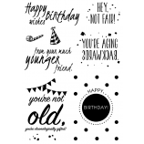 Words to the Rescue Clear Stamps - Getting Older #2 SFC025