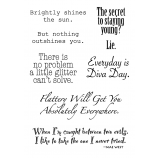 Words to the Rescue Clear Stamps - Women SFC021