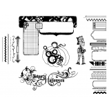 Suzanne Carillo Cling Mount Stamp Sets - Fun Halloween BZ004