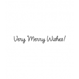Wood Mount Stamp - Very Merry D5-1018