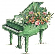 Michelle Masters Cling Mount Stamp - Piano AGC1-2622