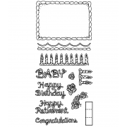Carolee Jones Clear Stamps: Cake Decorations LC-2672