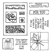Carolee Jones Clear Stamps: Valentine's Tiny Cutts SC-2537