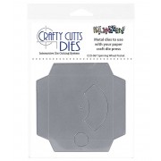 Crafty Cutts Dies, Spinner Wheel Pocket, CCD-067, spinner card metal die