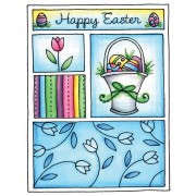 Darby New Cling Mount Stamp - Easter Mini Frame AGC2-1212