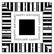 J. Clare Simple Squares - Happy Birthday SC-2590