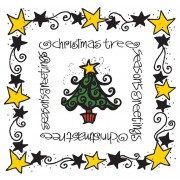Joanne Sharpe Simple Squares - Christmas Tree SC-2454