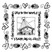 Joanne Sharpe Simple Squares - Joy to The World SC-2461