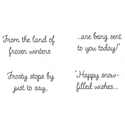 Cling Mount Stamp Set - Land of Frozen Winters M-1522