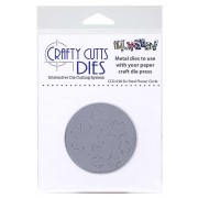 Crafty Cutts Dies - Six Petal Flower Circle Metal Die CCD-038