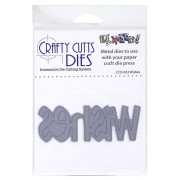 Crafty Cutts Dies - Wishes Metal Die CCD-022