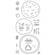 Clear Stamp Set: Pizza ASLCS-052