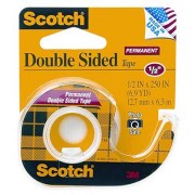 Scotch Double-Sided Permanent Tape, 3M-137