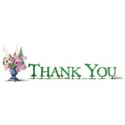 Michelle Masters Cling Mount Stamp - Thank You with Urn AGC1-2687