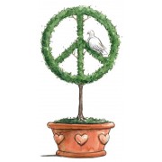 Michelle Masters Cling Mount Stamp - Peace Symbol AGC1-2689
