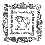 Carolee Jones Simple Squares - Cat's Meow SC-2478