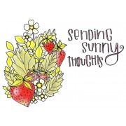 Catherine Scanlon Cling Mount Stamp Set - Sunny Strawberries CSCS-2794