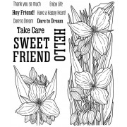 Catherine Scanlon Cling Mount Stamps: Sweet Friend - CSLCS-001