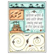 Darby New Cling Mount Stamp - Beach Mini Frame AGC2-726