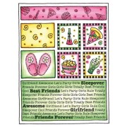 Darby New Cling Mount Stamp - Girls Mini Frame AGC2-761
