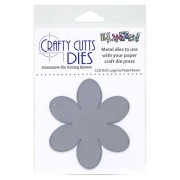 Crafty Cutts Dies - Large Six Petal Flower Metal Die CCD-032