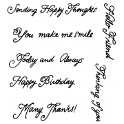Catherine Scanlon Clear Stamp Set - Simply Stated SC-2754